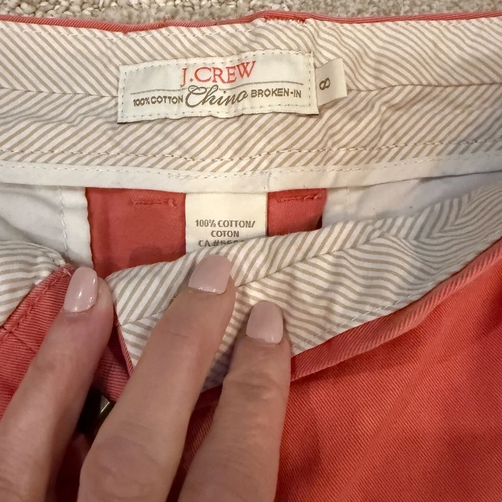 J. Crew Pink Bermuda Shorts Classic Preppy Style‎